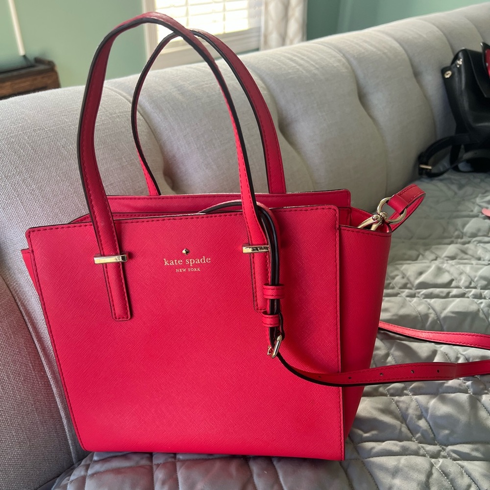 Hot Coral Color Kate Spade bag